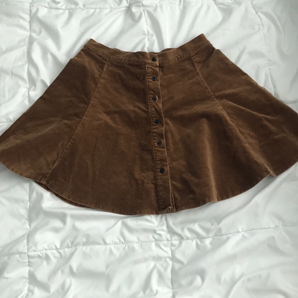 Brandy Melville suede skirt